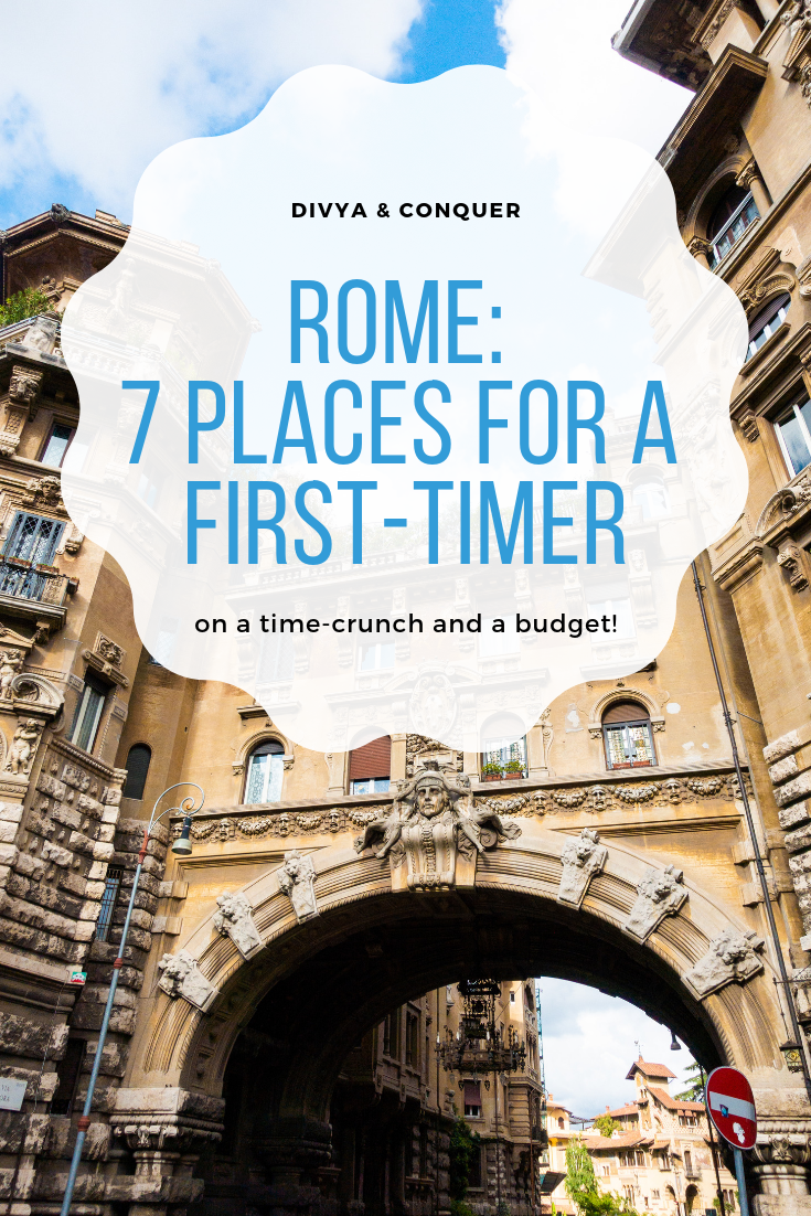 Rome 7 places for a first timer